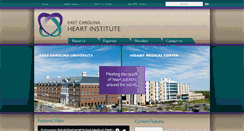 Desktop Screenshot of eastcarolinaheartinstitute.com